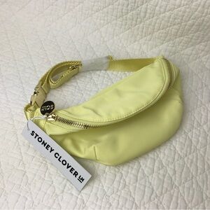 Stoney Clover Lane Classic Fanny Pack Banana Yellow Longer Strap One Size NWT